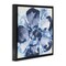 Stupell Industries Blue Glass Flower Floating Frame, design by June Erica Vess